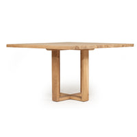 Steffan American Oak Square Dining Table – 185cm - Notbrand