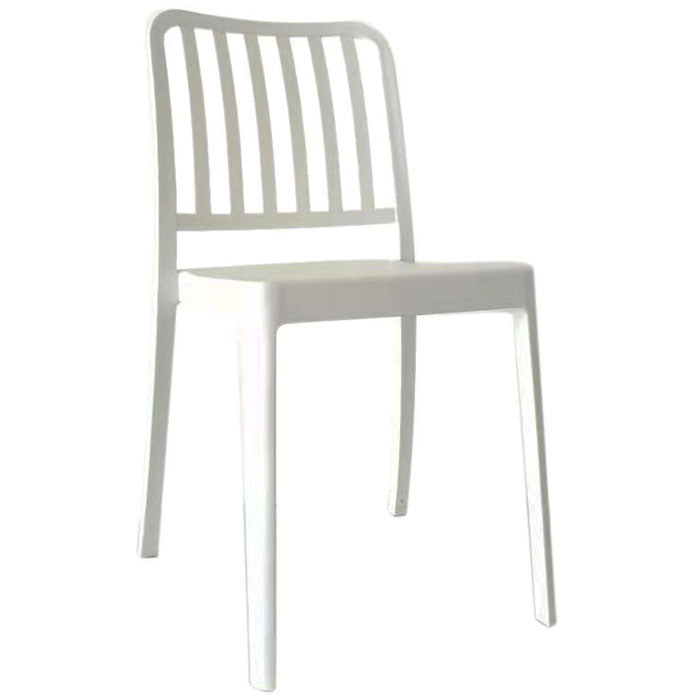Stockholm Set of 2 Outdoor Resin Frame Chair - White - Notbrand