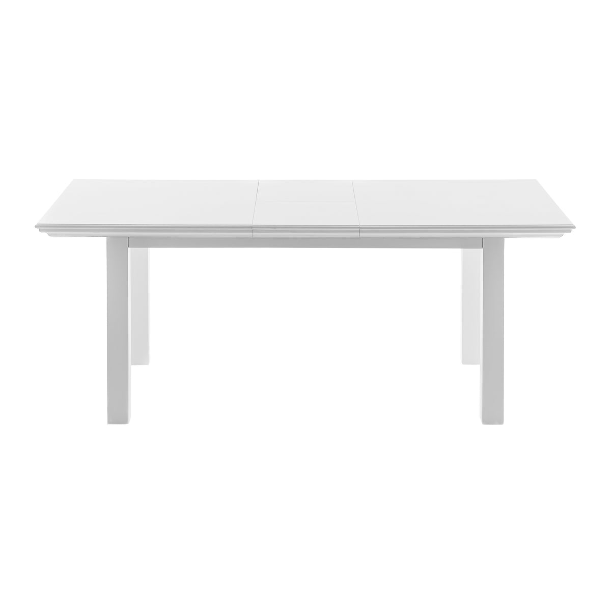 Halifax Timber Dining Extension Table Classic White - Notbrand