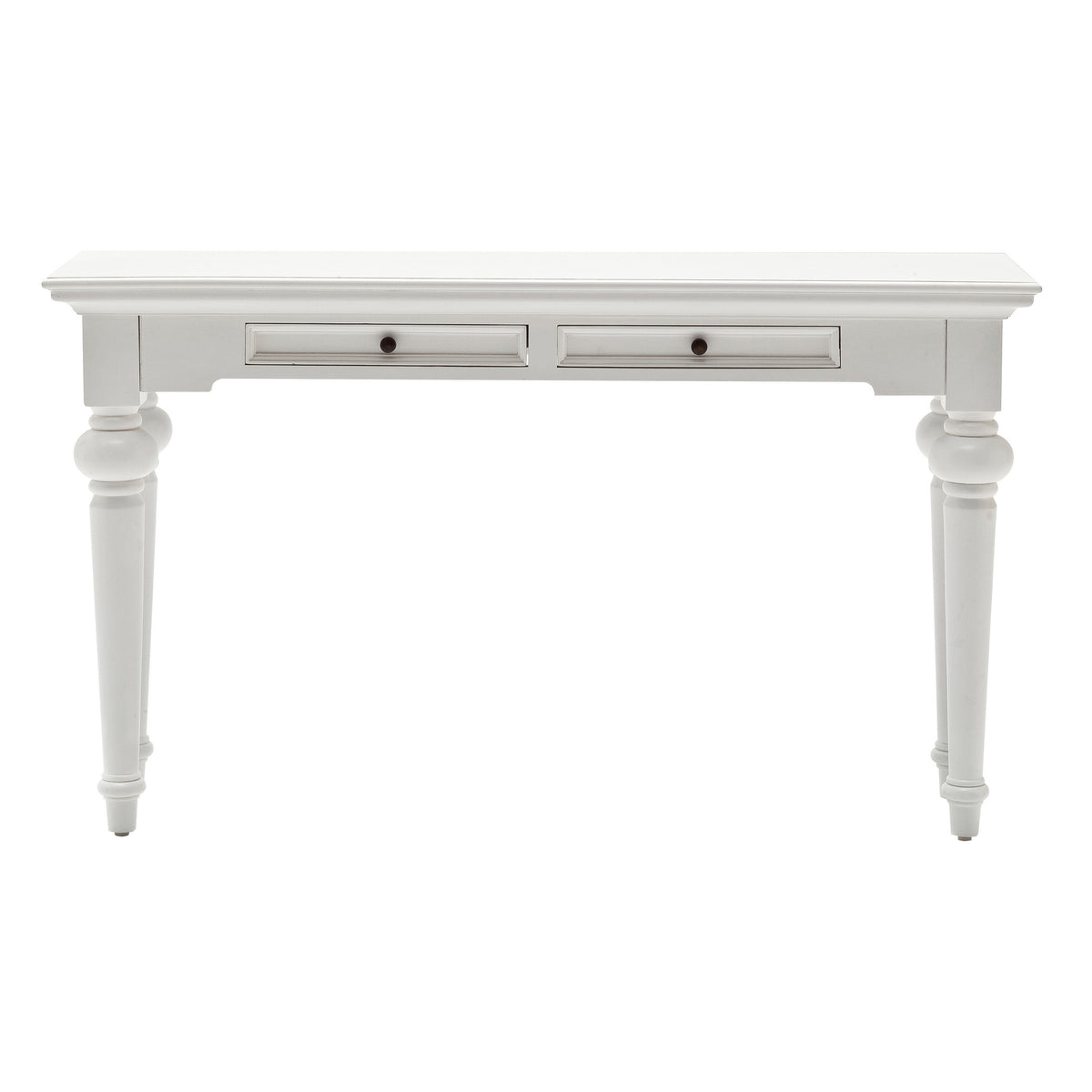 Provence Timber Console Table - Classic White - Notbrand