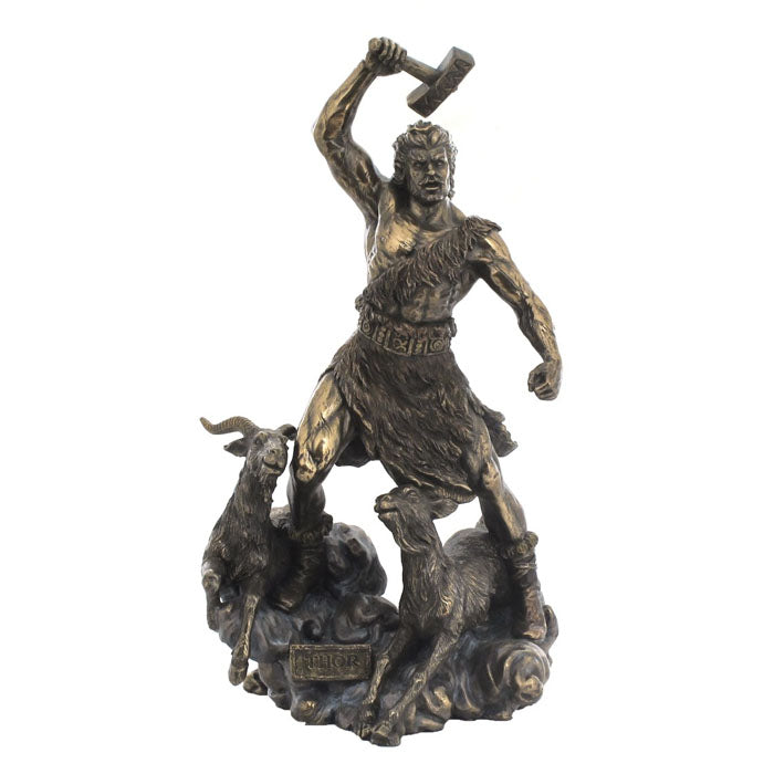 Thor - Norse God Of Thunder Bronze Figurine - Notbrand