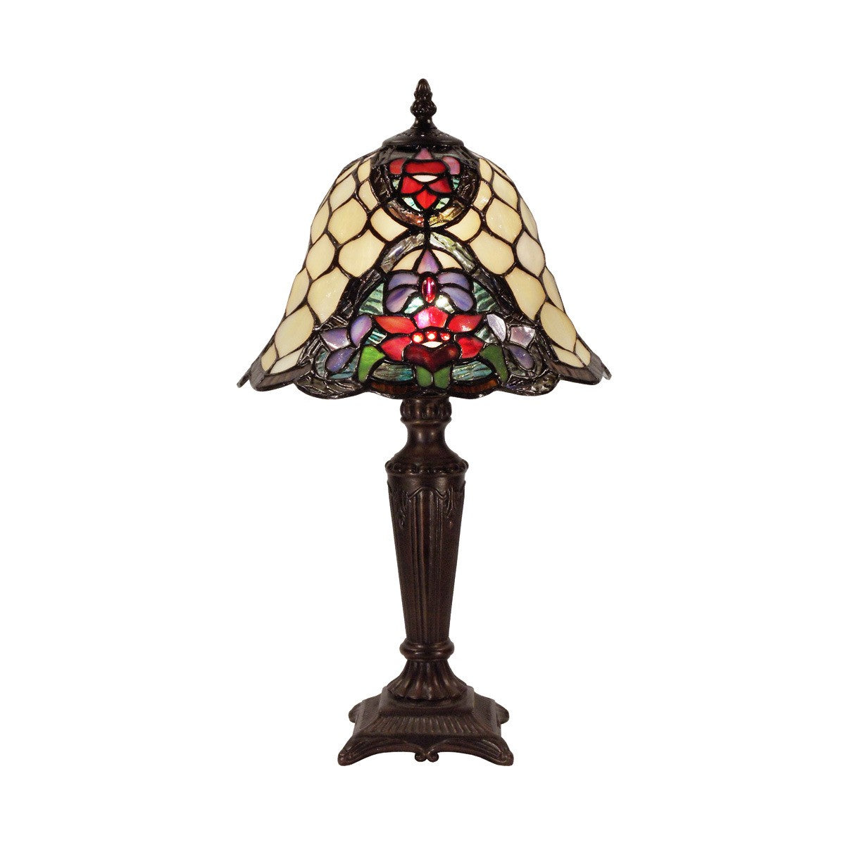 Binra Tiffany Style Small Table Lamp - Multi - Notbrand