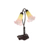 Twin Lilly Tiffany Style Table Lamp - Range - Notbrand