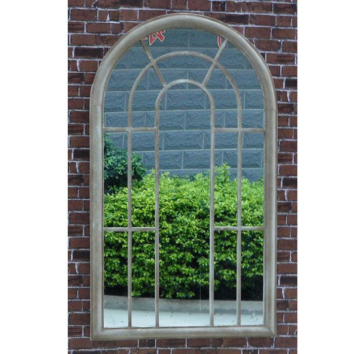 Tracey Metal Frame Garden Window Mirror - Notbrand