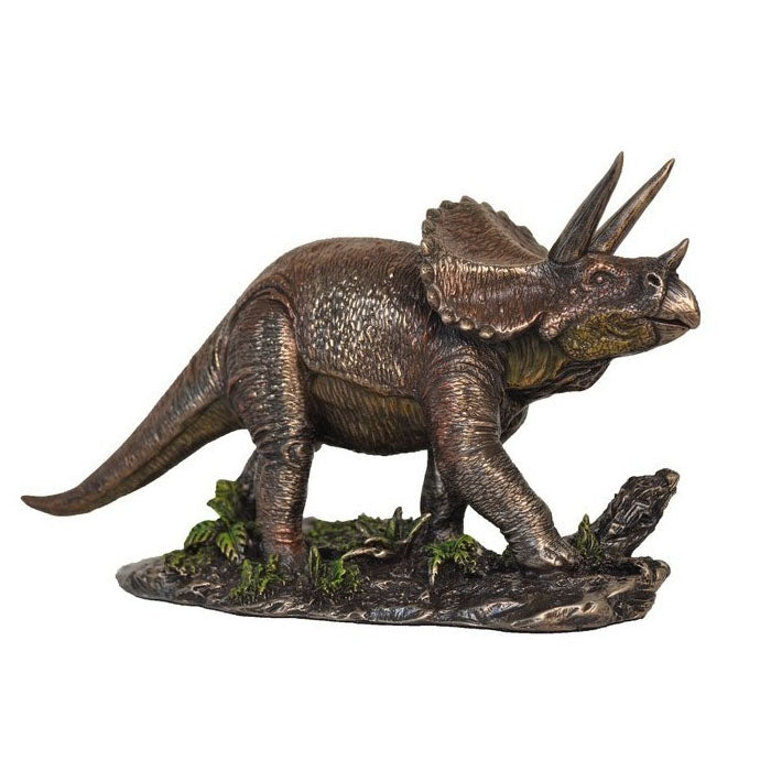 Jurassic Triceratops Bronze Figurine - Notbrand