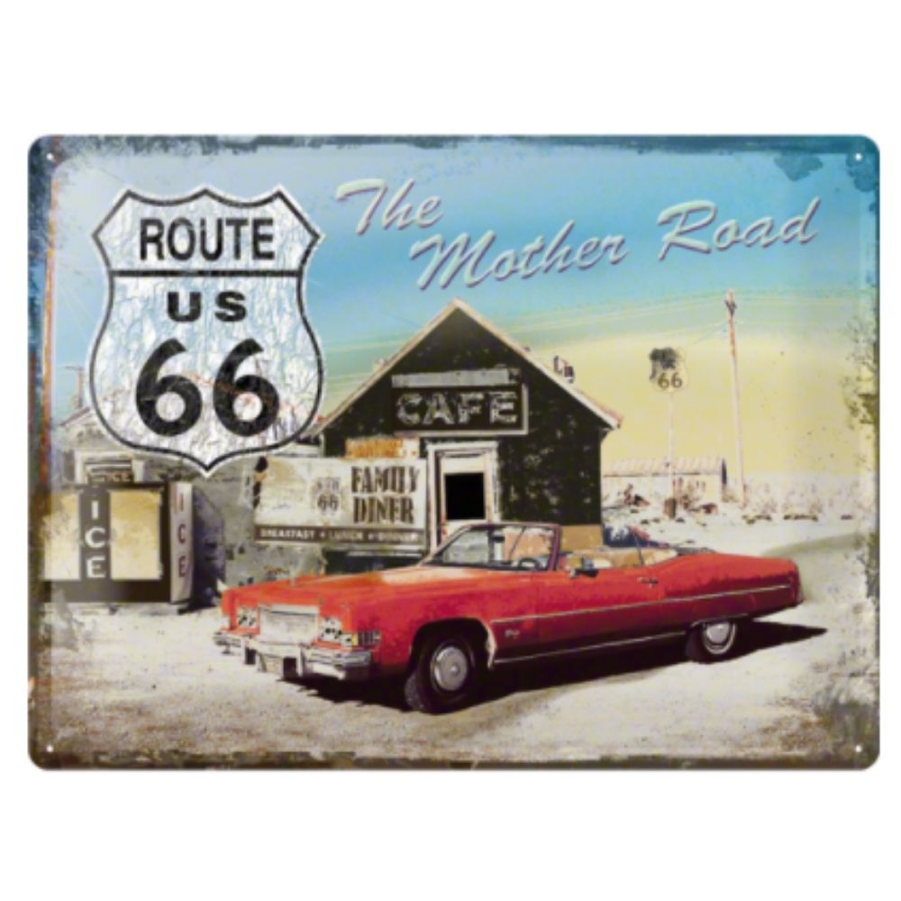 The Mother Road Route66 - Large Sign - NotBrand