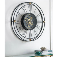 Traveler Wall Clock With Moving 3d Mechanism - Notbrand