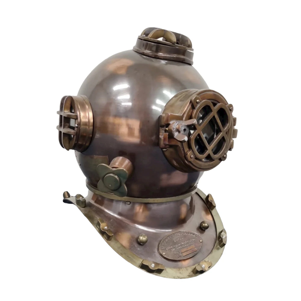 US Navy Mark V Diving Helmet - Dark Antique - Notbrand