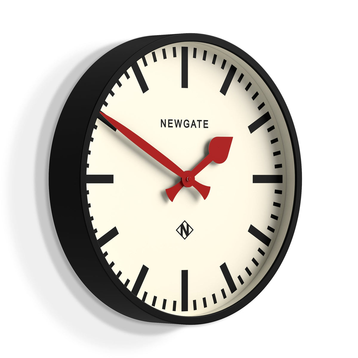 Newgate Universal Wall Clock Railway Dial - Black - Notbrand