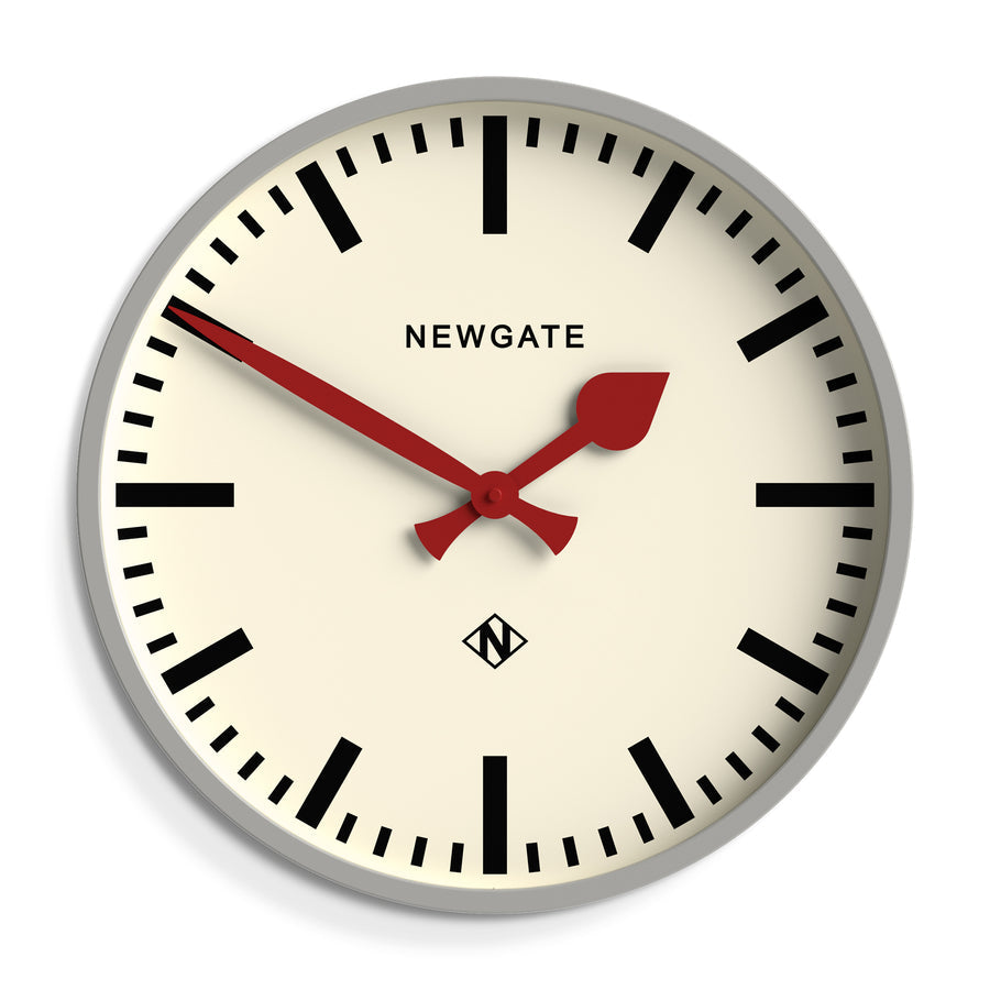 Newgate Universal Wall Clock Railway Dial - Grey - Notbrand