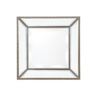 Zeta Wall Mirror - Small Antique Silver - Notbrand
