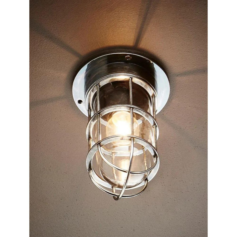 Emerald Outdoor Ceiling Light - Antique Silver - Notbrand