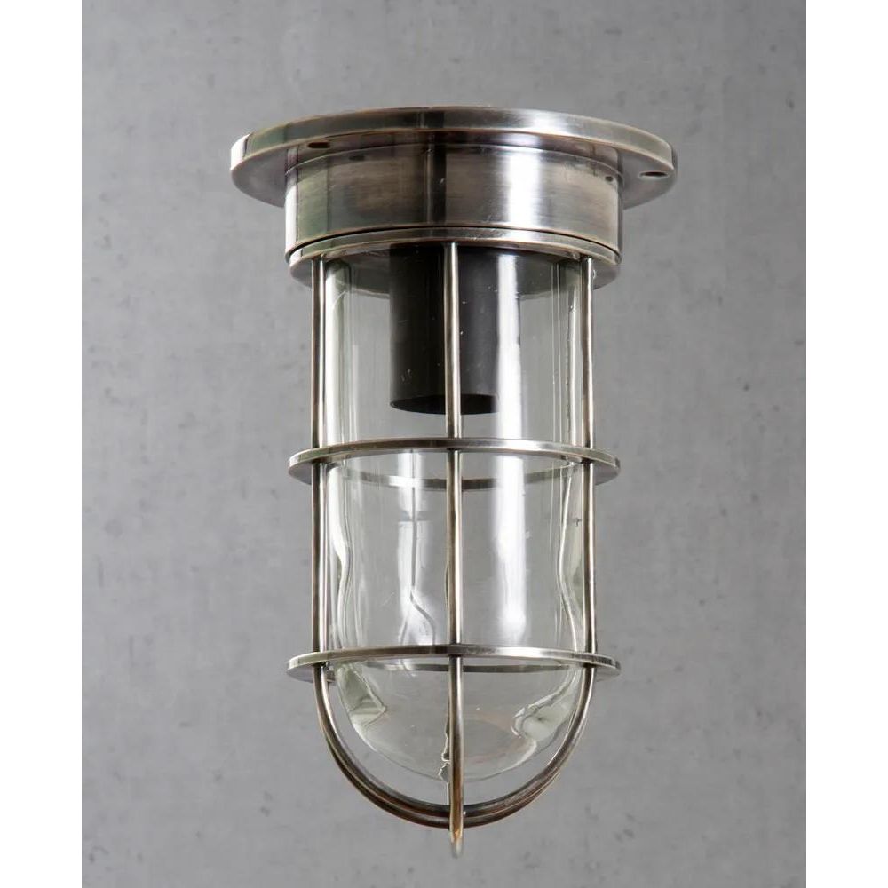 Emerald Outdoor Ceiling Light - Antique Silver - Notbrand
