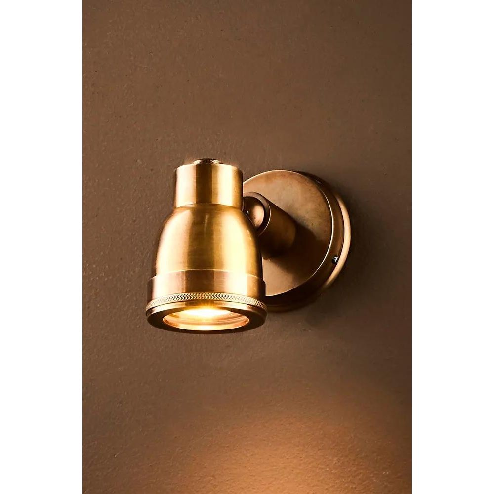 Pasco Outdoor Wall Light - Antique Brass - Notbrand
