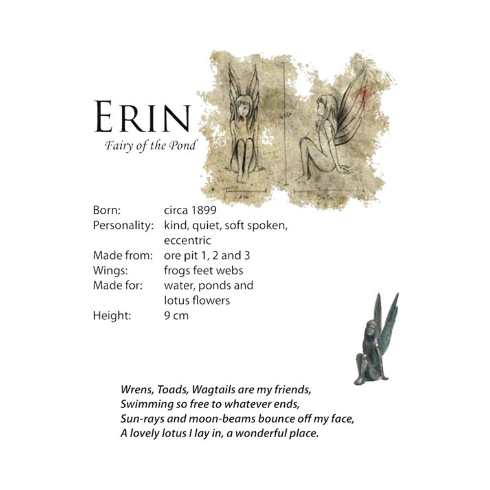 The Pond Fairy Figurine in Iron - Erin - Notbrand