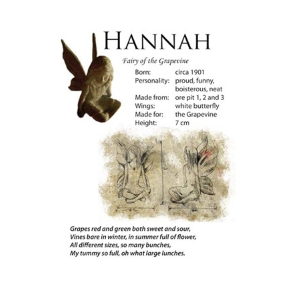Fairy of the Grape Vine Iron Figurine - Hannah - Notbrand