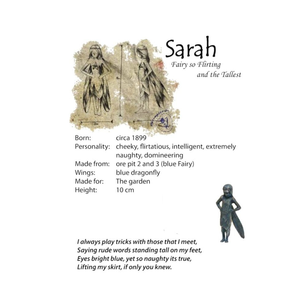 Naughty Blue Flirting Fairy Figurine - Sarah - Notbrand