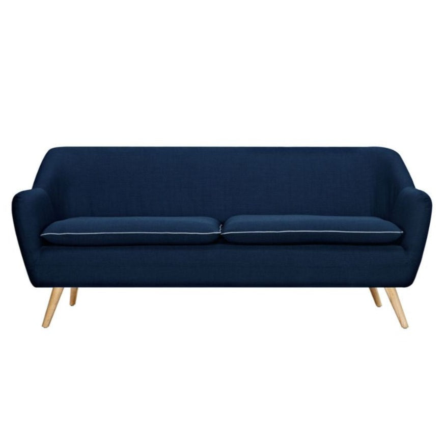 Kyoshi Navy Blue Luxe Sofa - Notbrand
