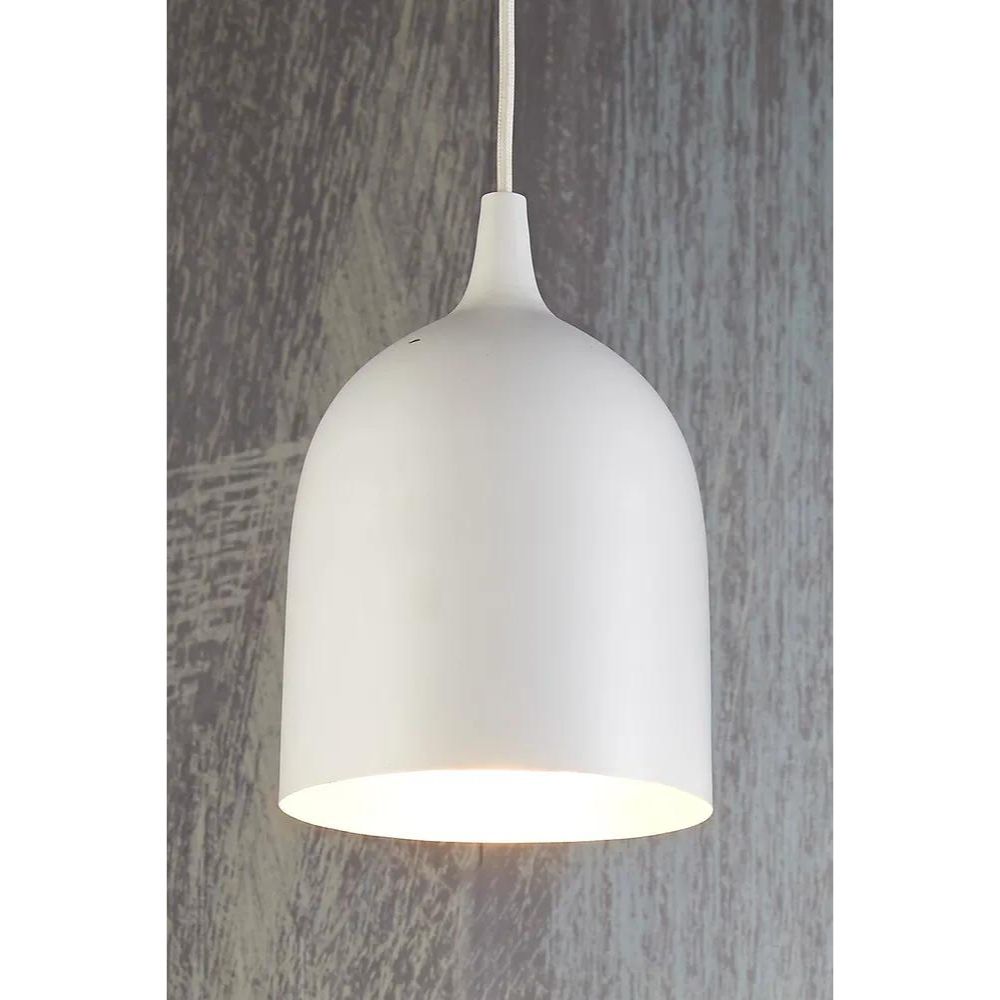 Lumi-r Ceiling Pendant - White And Silver - Notbrand