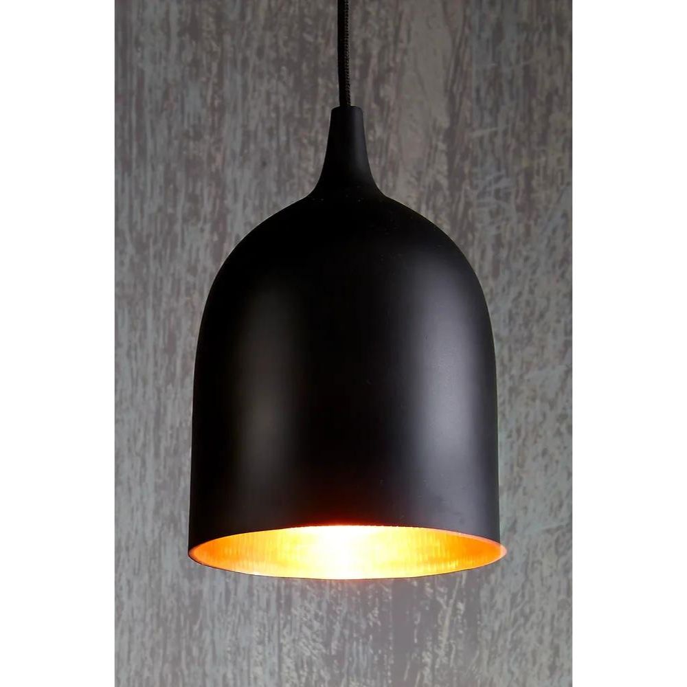 Lumi-r Ceiling Pendant - Black And Copper - Notbrand