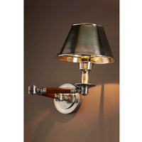 Benton Wall Light With Metal Shade - Antique Silver - Notbrand
