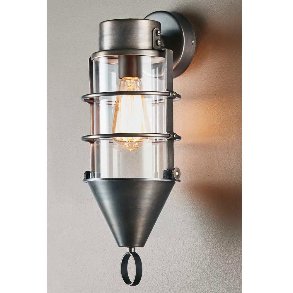 Eastwood Outdoor Wall Light - Silver - Notbrand