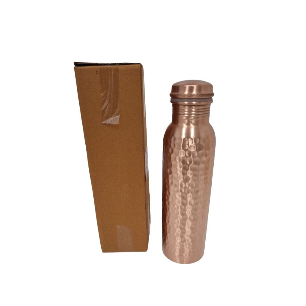 Water Bottle With Hammered Finish - Copper - Notbrand