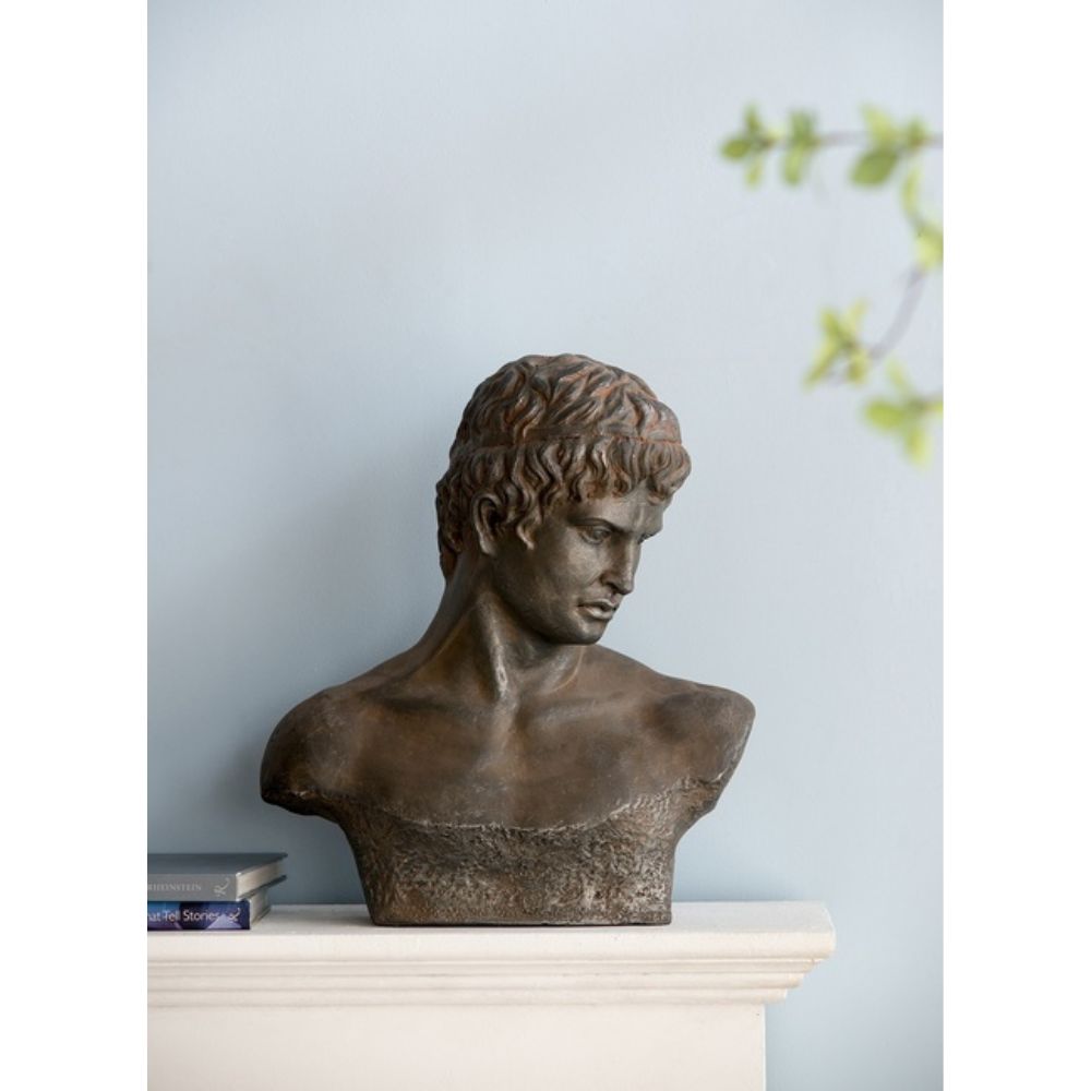 Atticus Bust Statue - Weathered Antique - Notbrand
