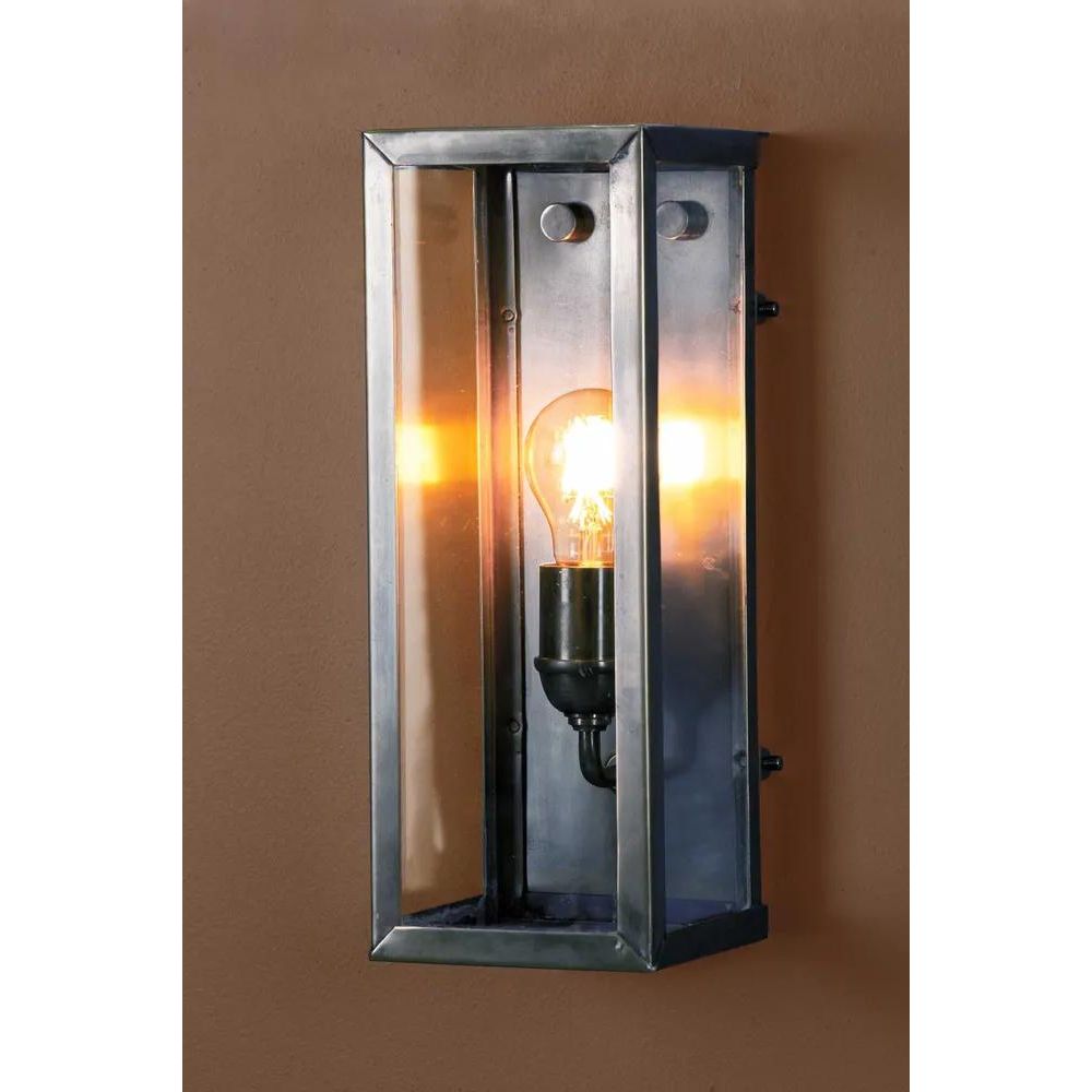 Goodman Outdoor Wall Light in Antique Silver - Small - Notbrand