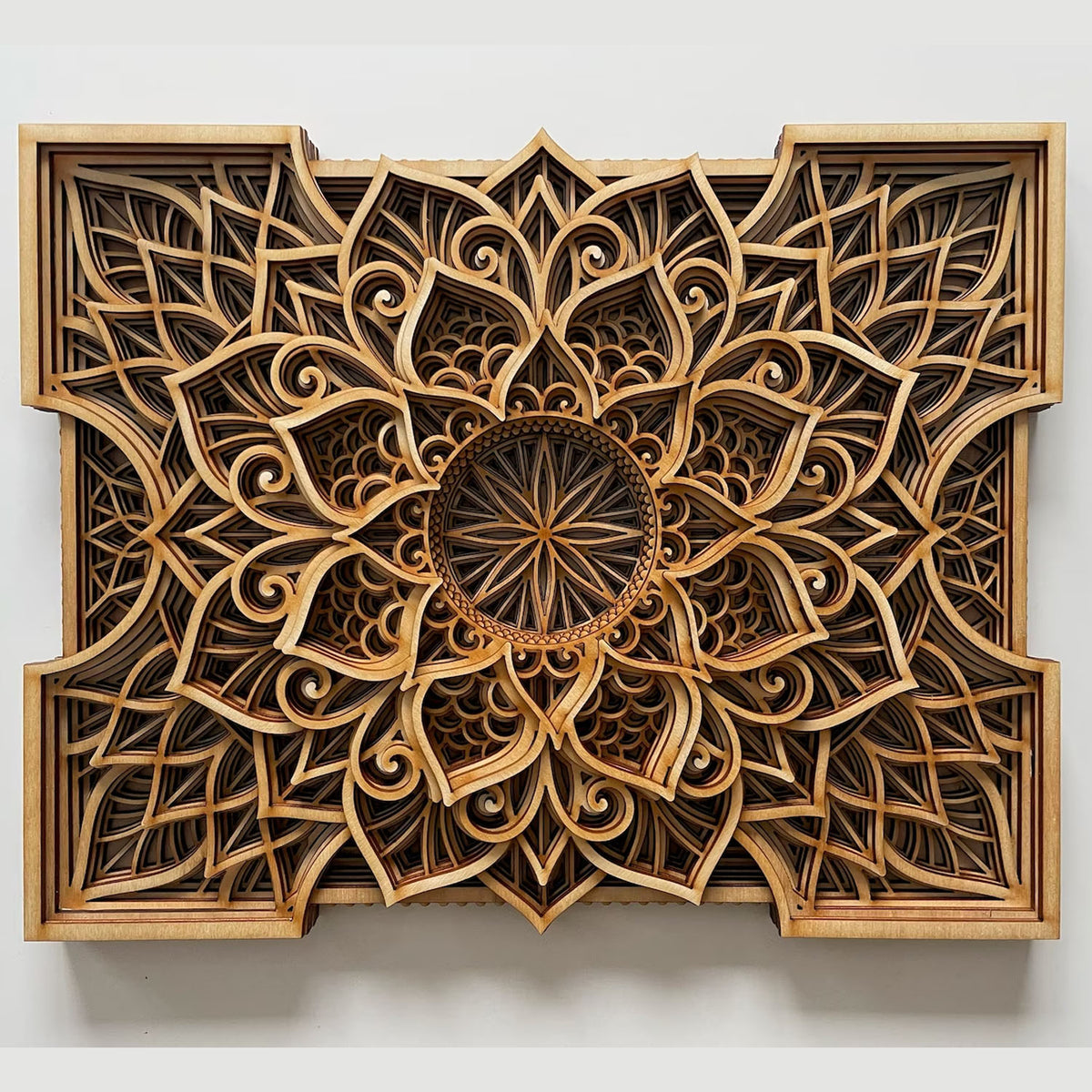 Urdok Handcrafted Wooden Mandala Wall Art - Notbrand