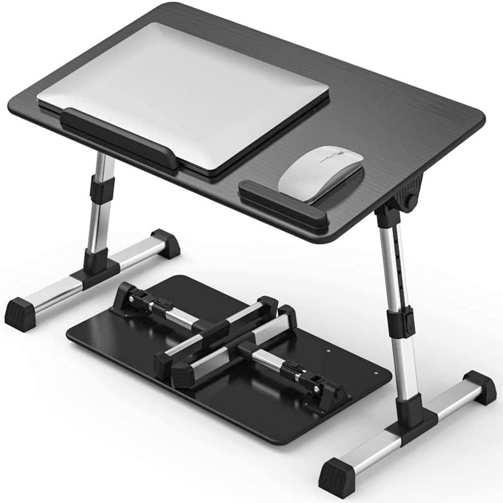 Zarzi Folding & Adjustable Office Computer Desk - Black - Notbrand