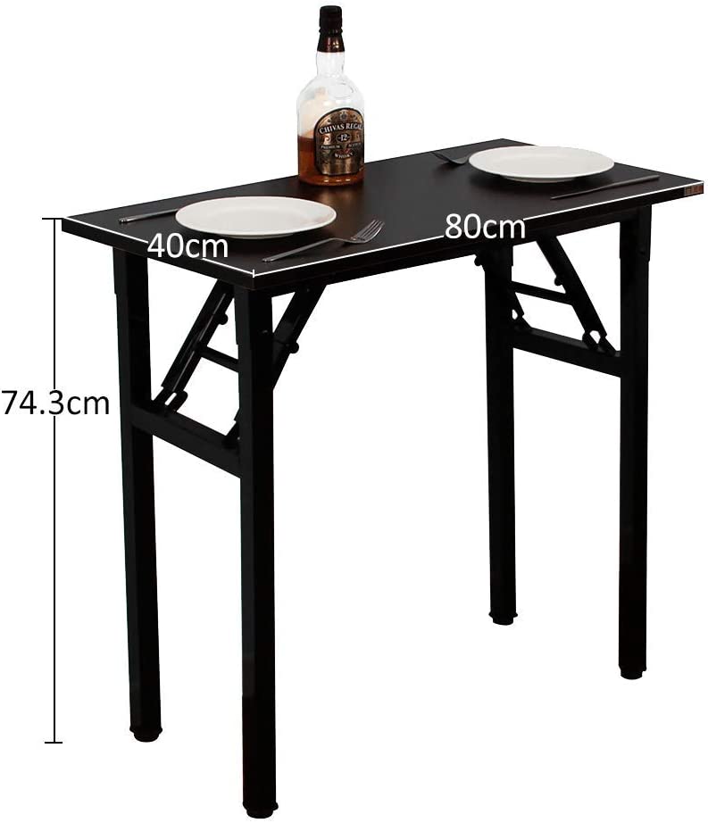 Balaz Foldable Office Desk in Brown - 80cm - Notbrand