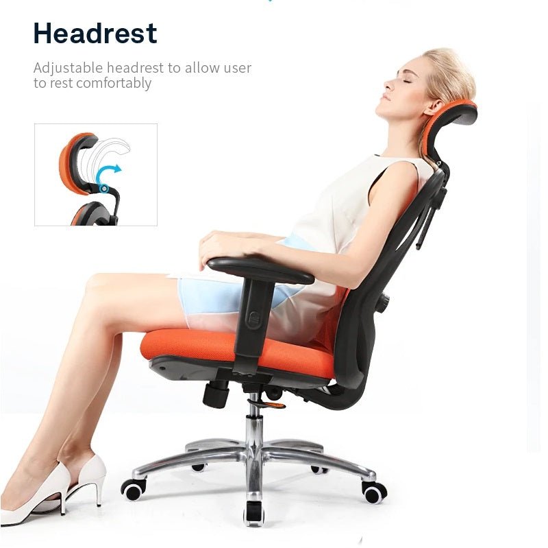 Sihoo M18 Ergonomic Office Chair with Adjustable Back - Black