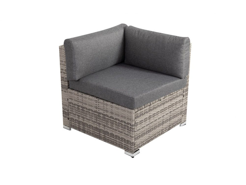 Grelbian Outdoor Modular Lounge Sofa Bondi - Grey - Notbrand