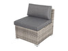 Vodengi Outdoor Furniture Modular Lounge Sofa Lizard in Grey Set - 8 Pieces - Notbrand