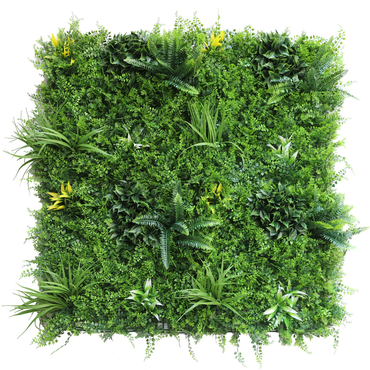 Artificial Vertical Wall Grass in Green Set - 5 Pieces - Notbrand