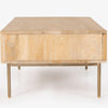Martina Coffee Table with Solid Mango Timber Wood - 115cm - Notbrand