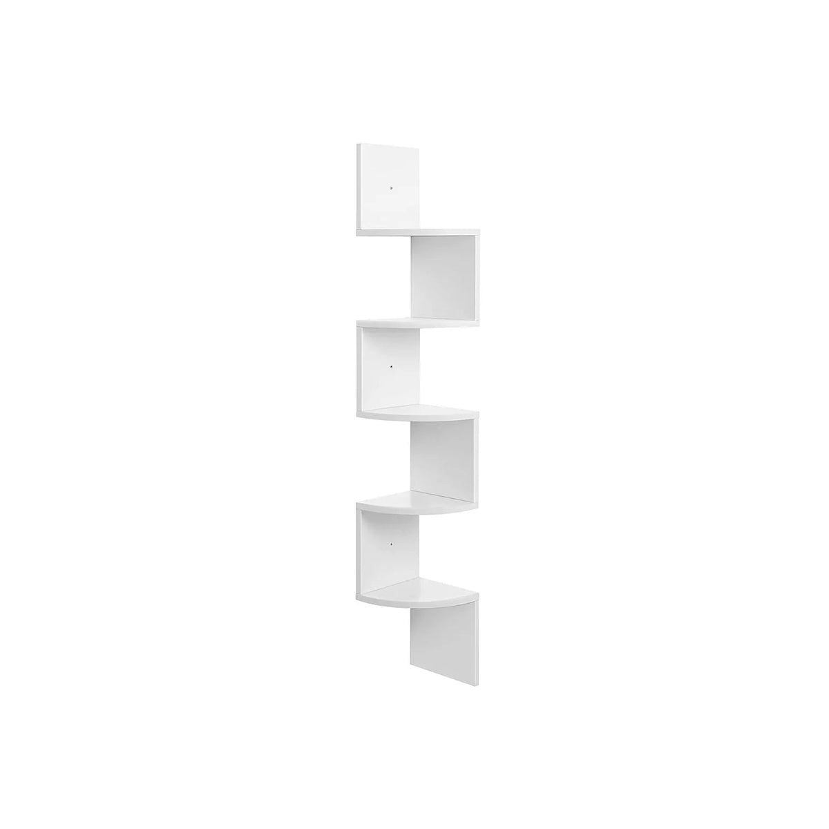 Vasagle Wall Mounted Corner Shelf - White - Notbrand
