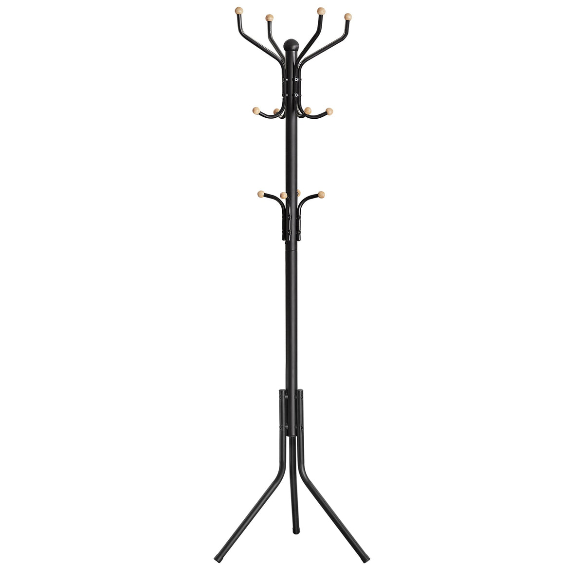Monzar Metal Tall Hall Tree Coat Rack - Black - Notbrand
