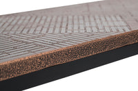 Riskel Sleek Hallway Console Table - Black & Copper - Notbrand