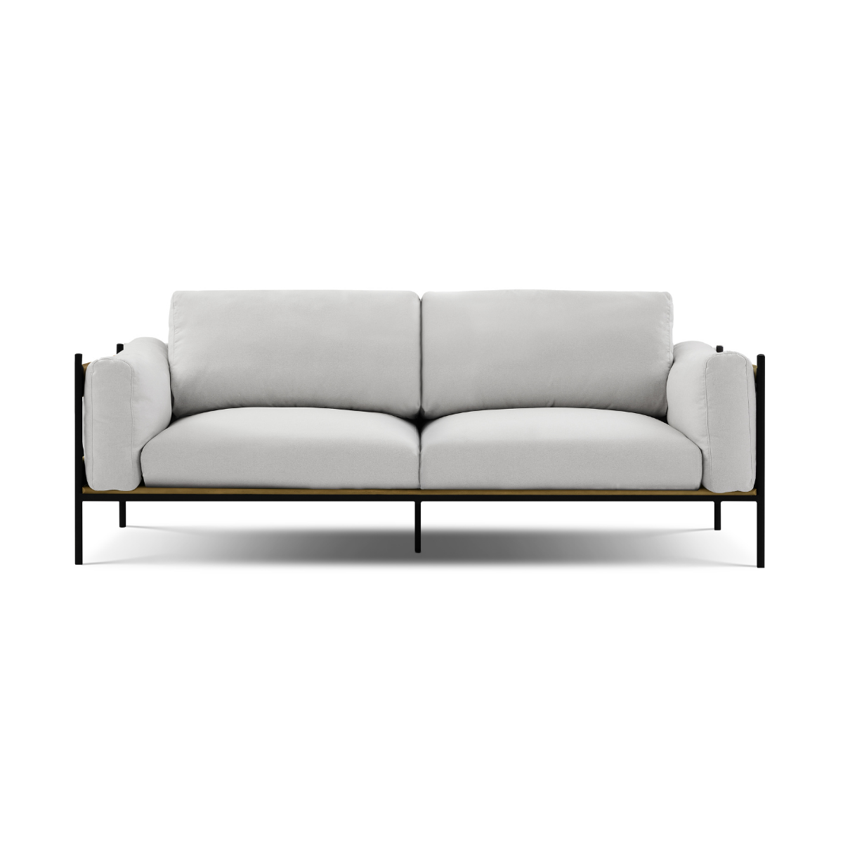 Wylow 3 Seater Sofa - Dove Grey - Notbrand