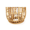 Carney Rattan Side Table – Natural - Notbrand