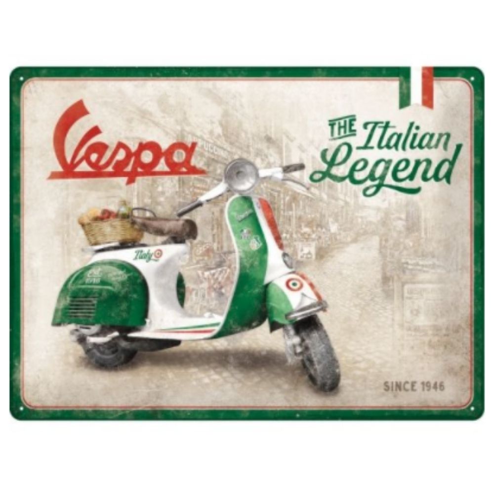 Vespa Large Sign - Italian Legend - NotBrand