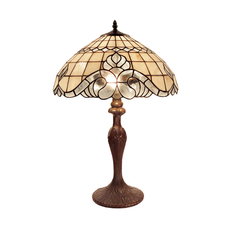 Vienna Tiffany Style Table Lamp - Cream - Notbrand