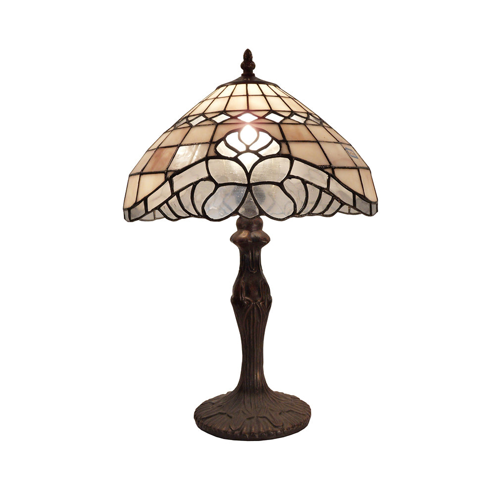 Vienna Tiffany Style Table Lamp - Cream - Notbrand