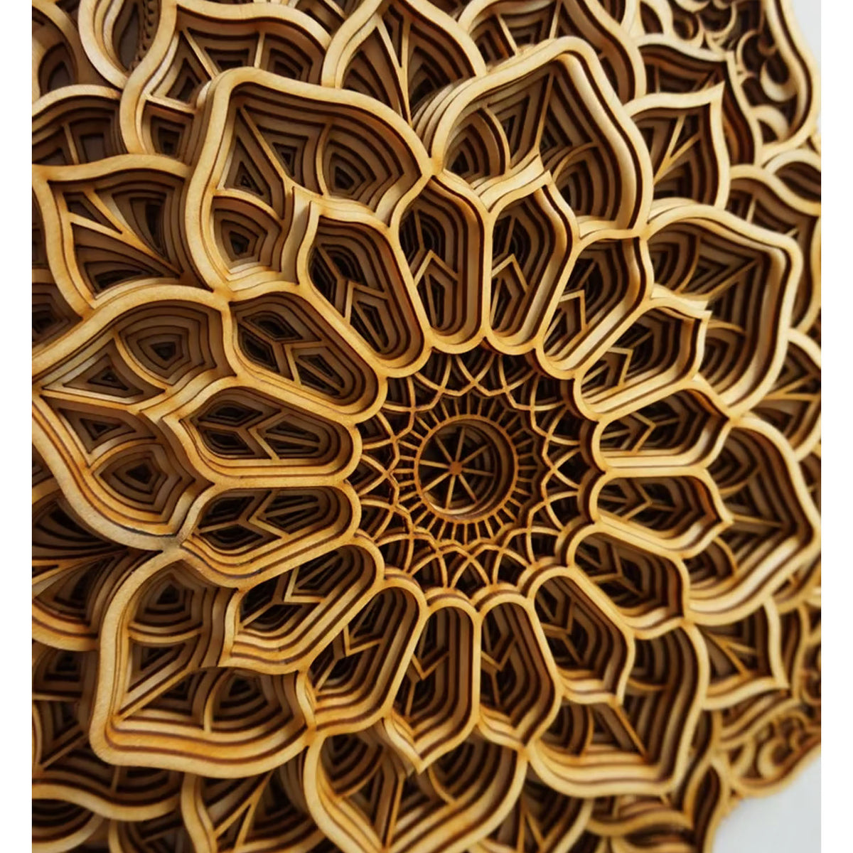Vulzum Handcrafted Wooden Mandala Wall Hanging - Notbrand