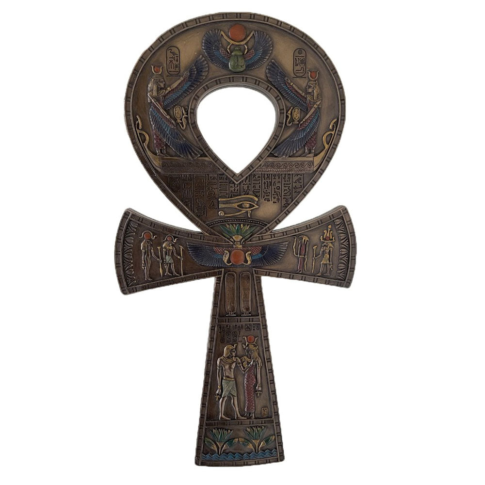 ANKH Ancient Egyptian Bronze Wall Plaque - Notbrand