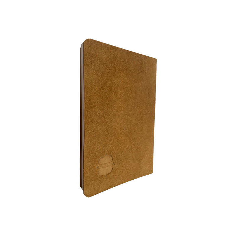 Joaquin Leather Writing Journal - Golden Suede - Notbrand