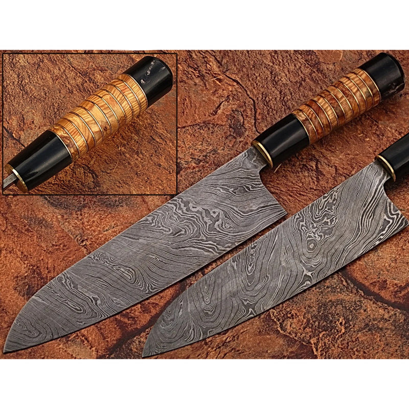 Waina Hand Made Damascus Steel Chef's Knife - Notbrand
