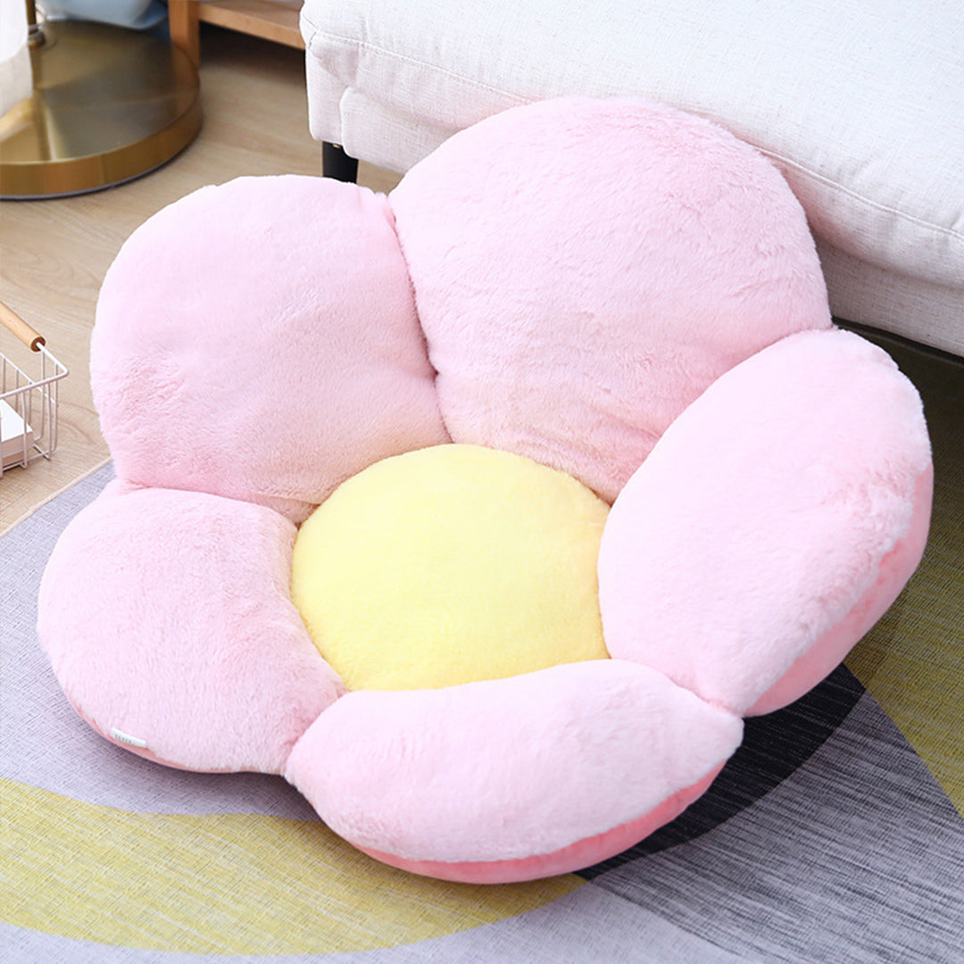 Whimsical Flower Shaped Cushion - Pink - Notbrand